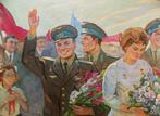Tikhovova Evgeniya Vladimirovna (1928-?) - Yury Gagarin,, Antiek en Kunst