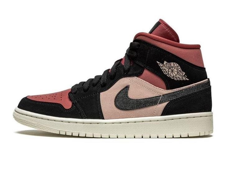 Air Jordan 1 Mid Canyon Rust - Maat 40.5 EU, Kleding | Heren, Schoenen, Ophalen of Verzenden