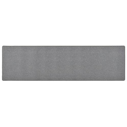 vidaXL Tapijtloper 50x200 cm donkergrijs, Huis en Inrichting, Stoffering | Tapijten en Vloerkleden, Nieuw, Verzenden