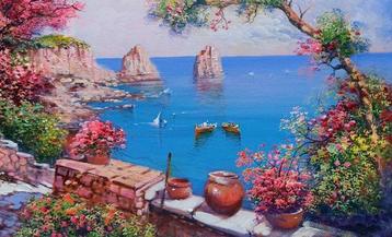 Ernesto De Michele (1971) - Capri sea stacks view