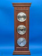 Wetterstation Wandbarometer – Holzgehäuse mit Thermometer,