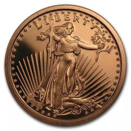 Verenigde Staten. Medal Crypto Currency Bitcoin Voyager - 1, Postzegels en Munten, Munten | Europa | Niet-Euromunten