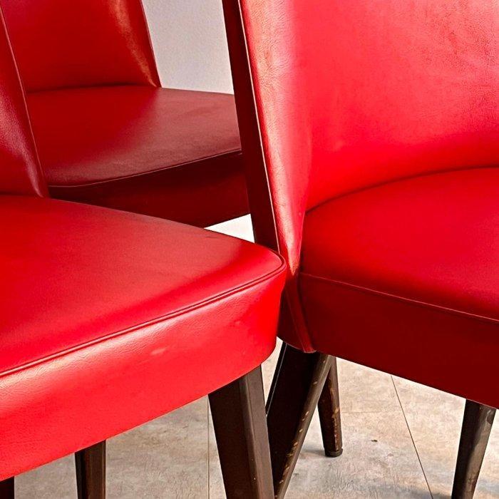 Anonima Castelli - Chaise (4) - Simili-cuir, Antiek en Kunst, Antiek | Meubels | Stoelen en Sofa's