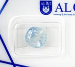 Zonder Minimumprijs Saffier  - 6.73 ct - Antwerp Laboratory, Handtassen en Accessoires, Edelstenen, Nieuw