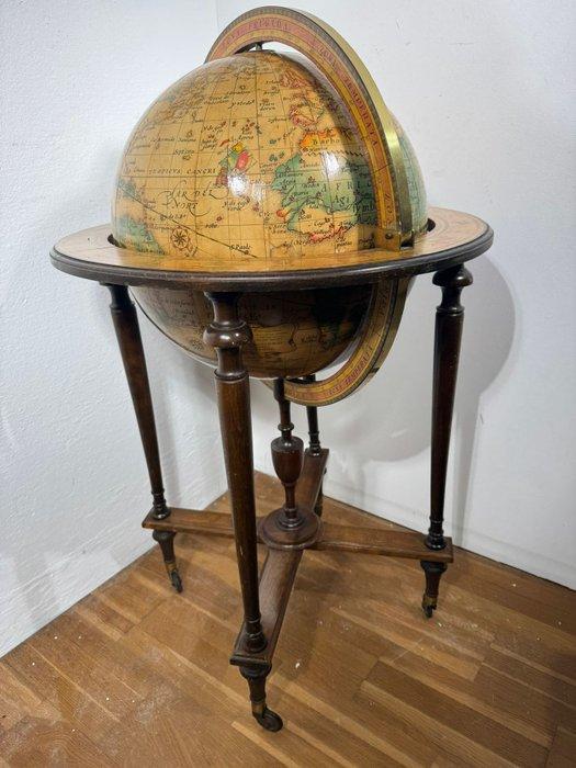 Globe bar - Custom - Hout, Messing, Papier, Antiquités & Art, Curiosités & Brocante