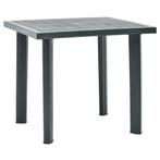 vidaXL Table de jardin Vert 80x75x72 cm Plastique, Verzenden