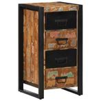 vidaXL Ladekast 40x40x75 cm massief gerecycled hout, Verzenden, Nieuw
