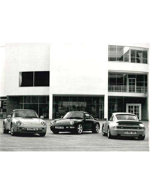 1995-1996 PORSCHE 911 CARRERA 4 | 911 TURBO | 911 CARRERA .., Boeken, Auto's | Folders en Tijdschriften, Ophalen of Verzenden