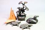 Bronze - Marked  Amemiya - (5) Plantes en pot de, Antiek en Kunst