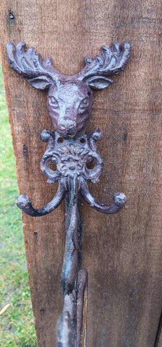 Wandbord (3) - gietijzer - wandhaken welkom bord, Antiquités & Art, Curiosités & Brocante