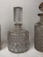 Parfumfles (3) - Kristal - badkameraccessoires, Antiek en Kunst