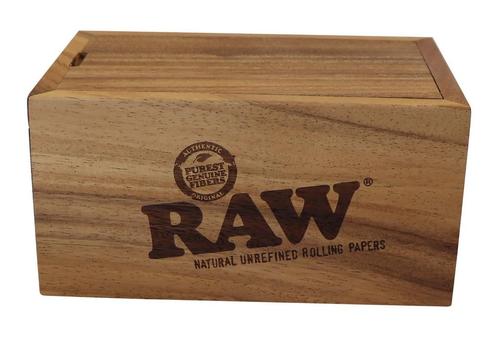 RAW Acacia Wood Box, Collections, Articles de fumeurs, Briquets & Boîtes d'allumettes, Envoi