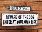 Pas op voor de hond. - Reclamebord - Gietijzer, Antiek en Kunst