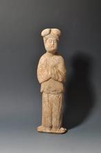Oud-Chinees Terracotta Dikke vrouw - 37 cm, Collections