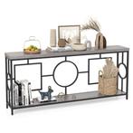 2dekans | Coast Consoletafel 180x30x80 cm Rustiek, Huis en Inrichting, Tafels | Salontafels, Ophalen of Verzenden, Nieuw