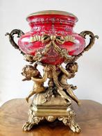 Jardinière - Brons - bloemmotieven en puttis