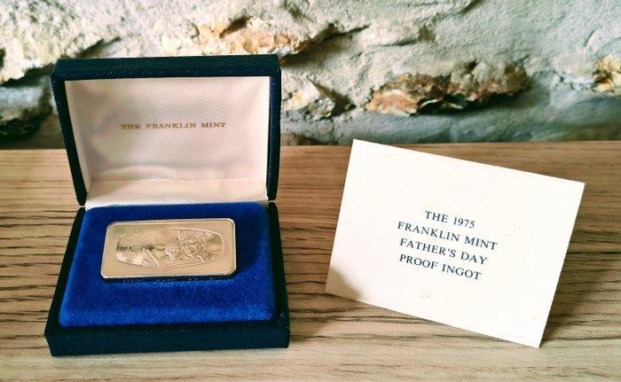 64,79 grams - Zilver .925 - Franklin Mint, USA - Met, Postzegels en Munten, Edelmetalen en Baren