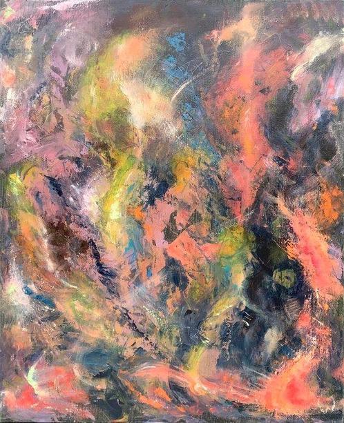 Yves Weiler - NÉBULEUSES, Antiek en Kunst, Kunst | Schilderijen | Modern