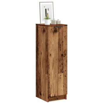 vidaXL Armoire Ã  chaussures vieux bois 29,5x35x100,5cm