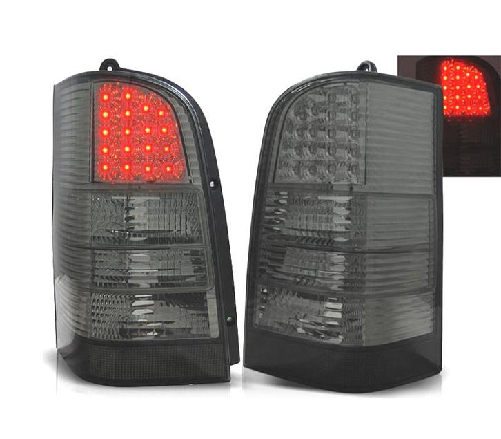 FEUX ARRIÈRE MERCEDES VITO W638 95-03 LED FOND CHROMÉ FUMÉ, Auto-onderdelen, Verlichting, Verzenden