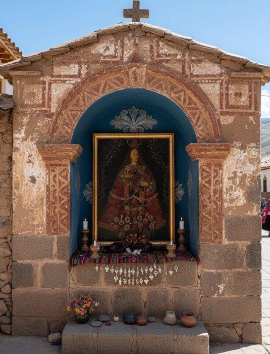 École du Cusco (XX) - Notre-Dame de Bethlehem du Cusco, Antiek en Kunst, Kunst | Schilderijen | Klassiek