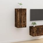 vidaXL Tv-wandmeubel 40x34,5x80 cm gerookt eikenkleurig, Verzenden, Nieuw