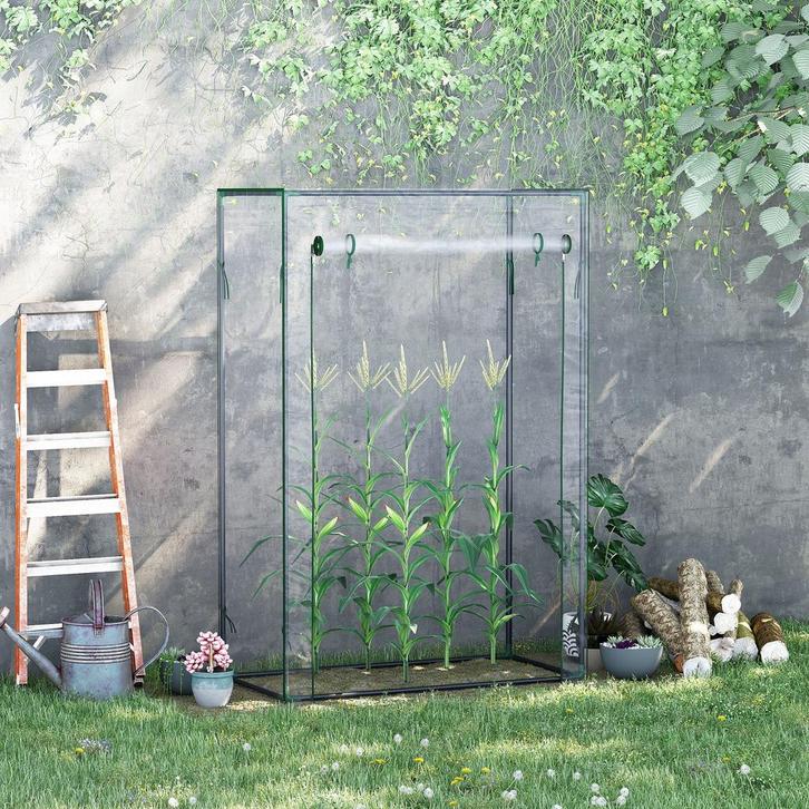 Tuinkas - Tomatenhuisje - Deur &amp; Rolluik - Transparant, Tuin en Terras, Kassen, Nieuw, Ophalen of Verzenden