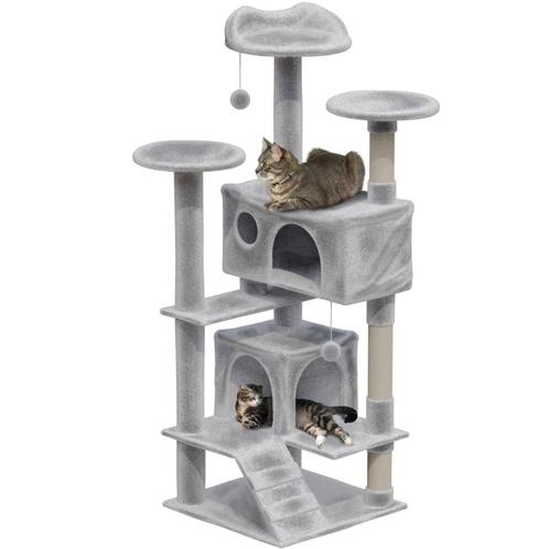 Avalo Krabpaal Voor Katten Met 7 Niveaus - 137x49x49 CM -, Animaux & Accessoires, Accessoires pour chats, Envoi