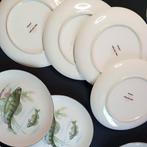 ENA Pottery - Assiette (12) - ENA Pottery Japan Fish Pattern, Antiek en Kunst