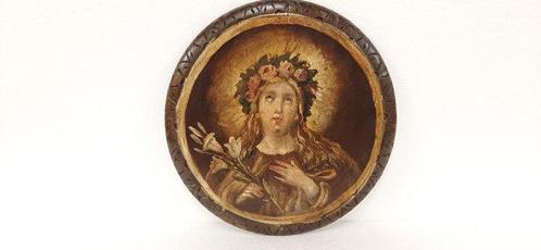 Ornement décoratif - Image votive de Sainte Rosalie - Italie, Antiek en Kunst, Kunst | Niet-Westerse kunst