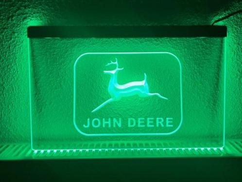 John Deere neon bord lamp LED verlichting reclame lichtbak #, Maison & Meubles, Lampes | Autre, Envoi