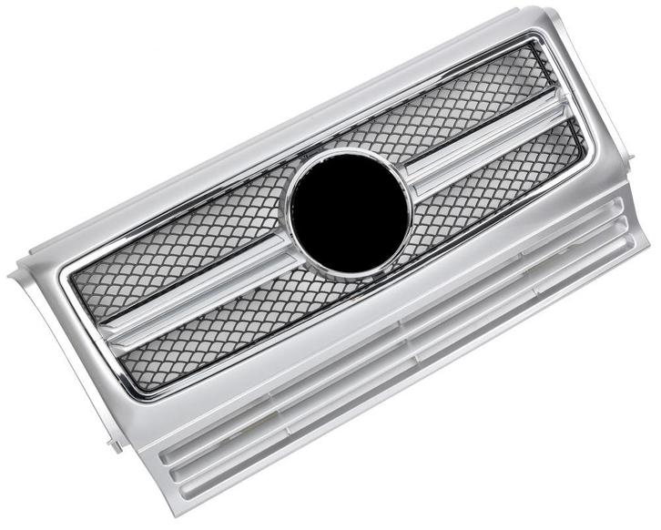 Grille geschikt voor Mercedes W463 G-Klasse 1990-2018 Zilver, Auto diversen, Auto-accessoires, Verzenden