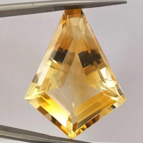 Sans Prix de Réserve Citrine - 32.77 ct - Antwerp Laboratory, Handtassen en Accessoires, Edelstenen