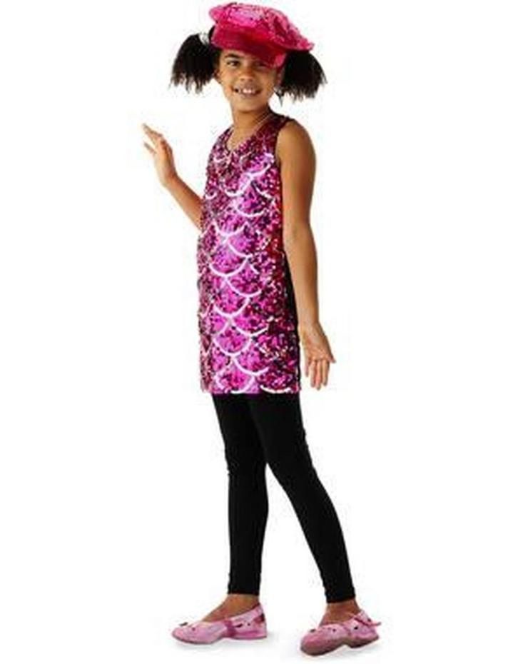 Disco Jurk Roze - Kindermaat L, Hobby en Vrije tijd, Feestartikelen, Ophalen of Verzenden