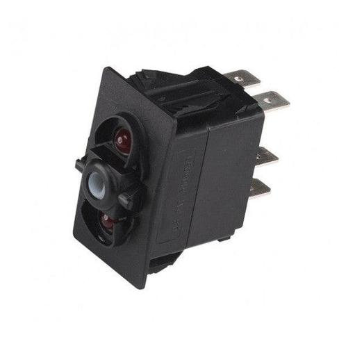 Bieden: Czone rocker switch on/off black with, Watersport en Boten, Bootonderdelen, Ophalen of Verzenden