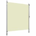 vidaXL Rolgordijn voor buiten 200x270 cm crème, Tuin en Terras, Zonneschermen, Verzenden, Nieuw