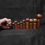 Kleine vintage Sosaku Kokeshi „“ / kokeshi-pop - Hout -