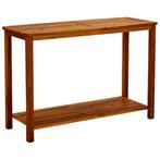 vidaXL Tuinwandtafel 110x40x75 cm massief acaciahout, Tuin en Terras, Verzenden, Nieuw