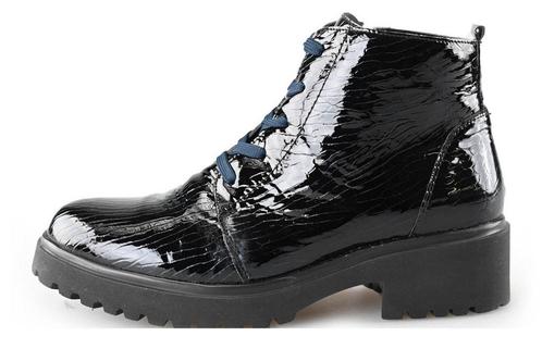 Waldlaufer Veterboots in maat 38 Zwart | 5% extra korting, Kleding | Dames, Schoenen, Zwart, Zo goed als nieuw, Overige typen