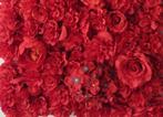 Flowerwall flower wall 40*60cm. 3d rood kant en klaar! rode