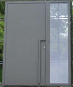 aluminium voordeur ,  buiteendeur , deur 167 x 220 ral 7039, Nieuw, Ophalen of Verzenden, Buitendeur, Glas