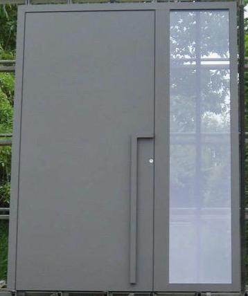 aluminium voordeur ,  buiteendeur , deur 167 x 220 ral 7039 beschikbaar voor biedingen