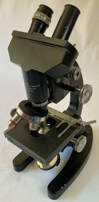 Binocular microscope - M202010 - 1940-1950 - Verenigd beschikbaar voor biedingen