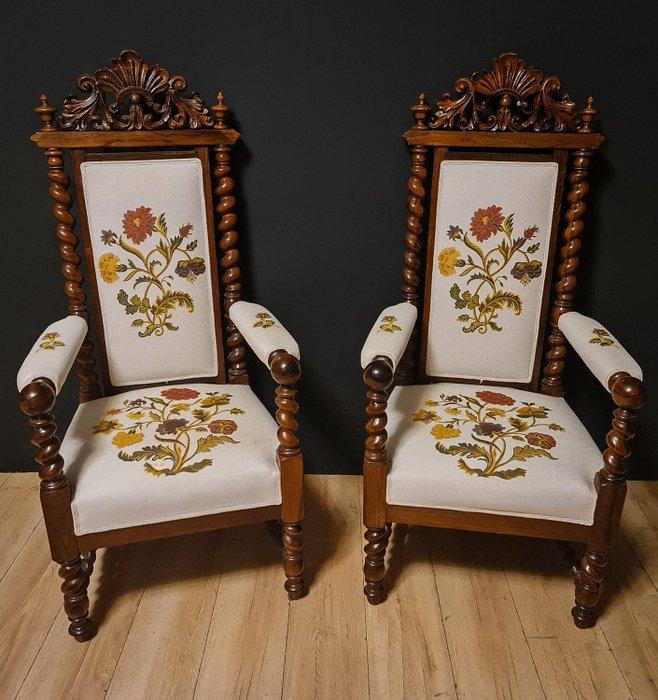 Fauteuil - Hout, Antiek en Kunst, Antiek | Overige Antiek