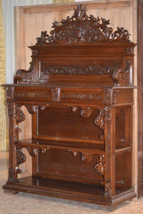 Credenza - Hout - Open buffetkast, Antiquités & Art, Antiquités | Autres Antiquités