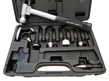 WEBER TOOLS Uitdeukset met hamer 11-delig in koffer, Ophalen of Verzenden