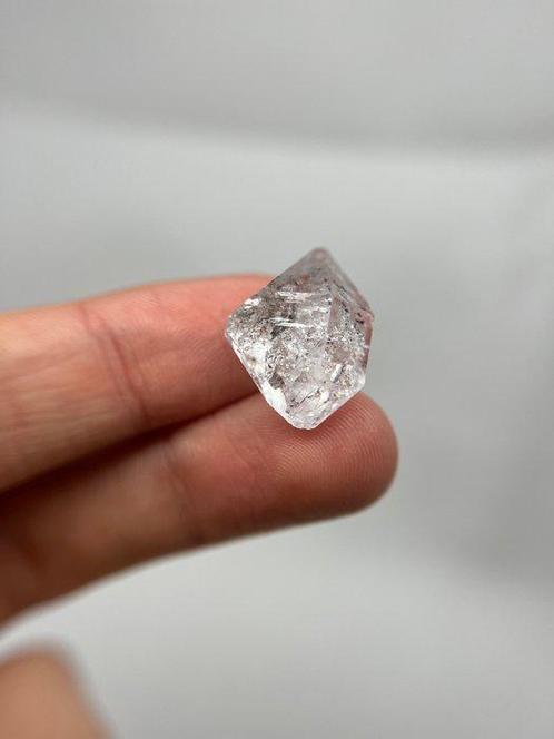 RARISSIME Diamant de Herkimer SANS PRIX DE RÉSERVE 18.25, Verzamelen, Mineralen en Fossielen