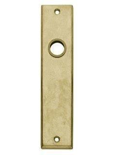 Intersteel Renovatie kortschild blind messing getrommeld, Doe-het-zelf en Bouw, Deuren en Vliegenramen, Ophalen of Verzenden