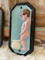 Decoratief ornament (2) - Set van twee gietijzeren, Antiek en Kunst