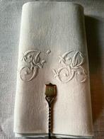 Begin 20e eeuw Damast linnen servetten met diverse